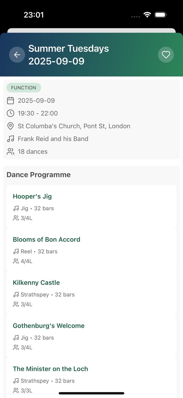 Event Details Screenshot